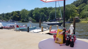Eat out on the deck at The Old Boat House Eat out on the deck at The Old Boat House